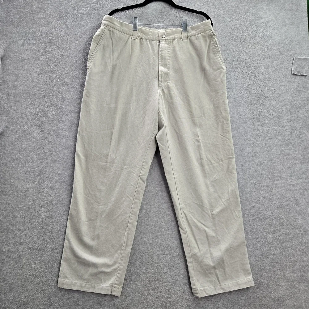 Columbia Men‎ Pants 34WX30L Beige Cargo AM8142 Button 29